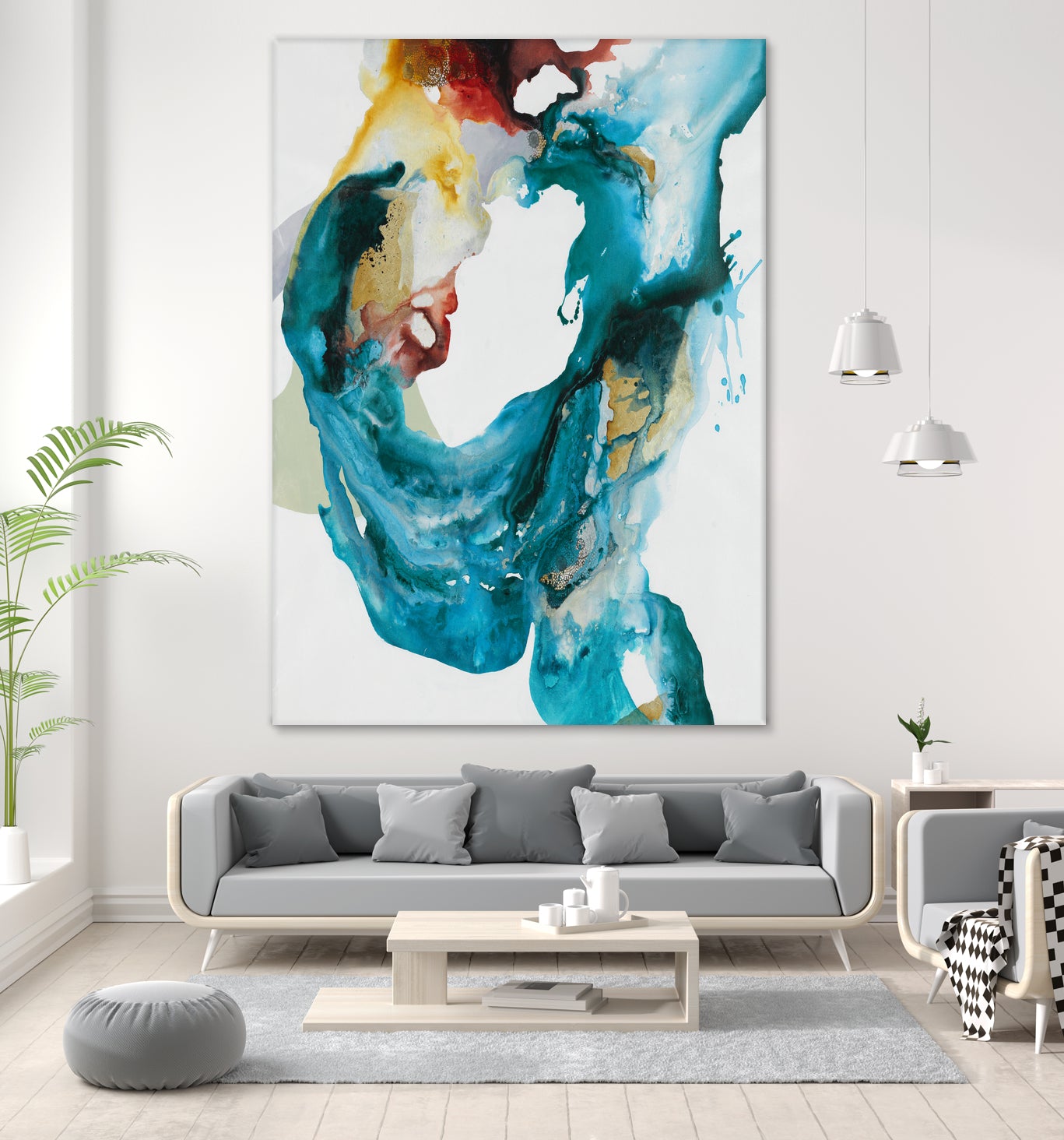 Weighted Flow II by Daleno Art on GIANT ART -  abstract