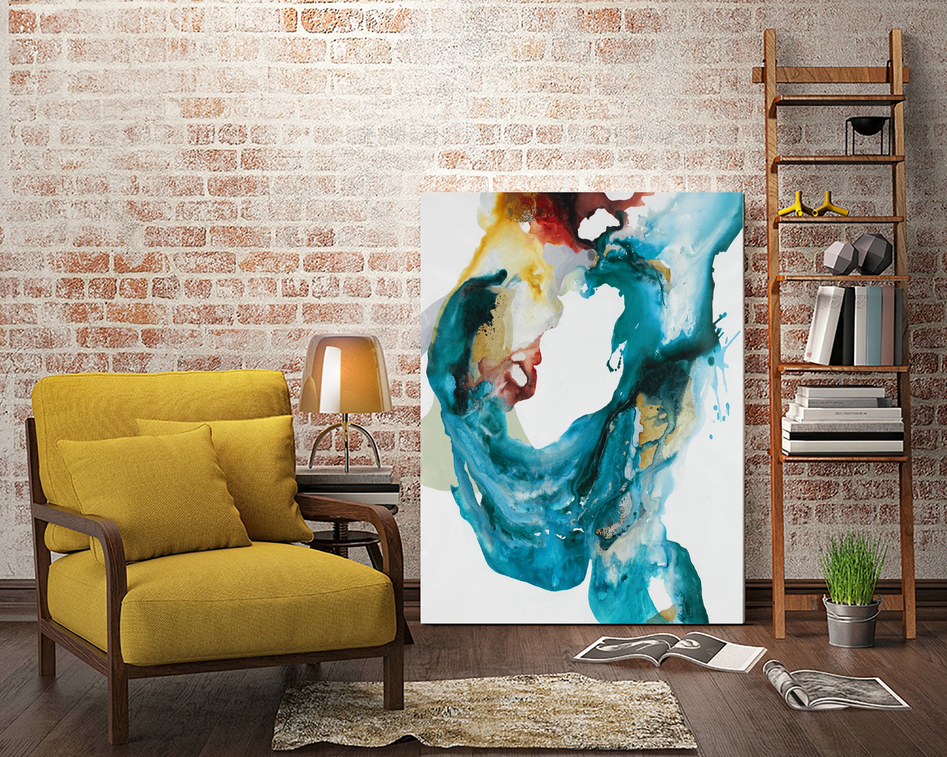 Weighted Flow II by Daleno Art on GIANT ART -  abstract