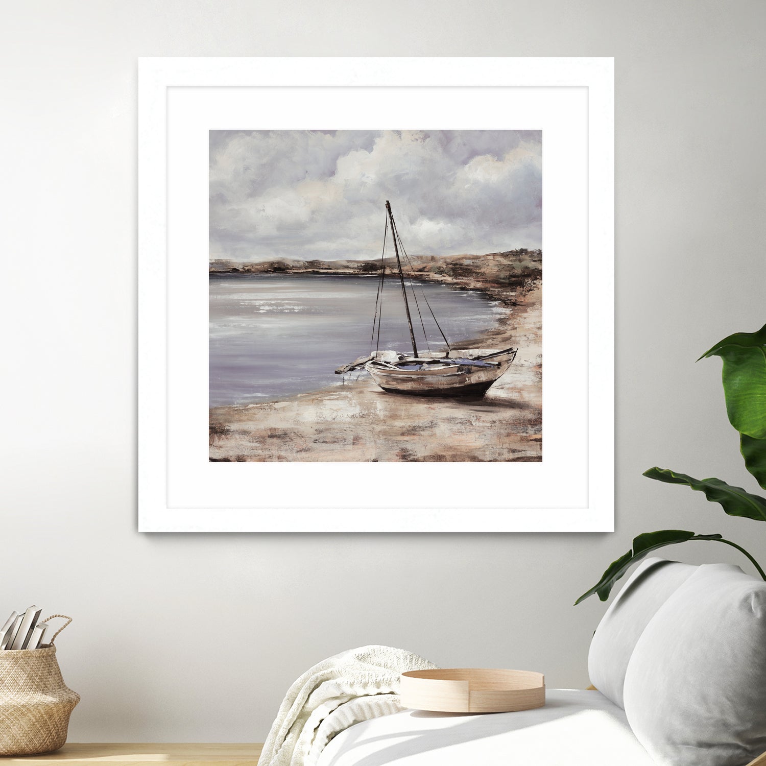 Patching for Summer by Daleno Art on GIANT ART - grey coastal