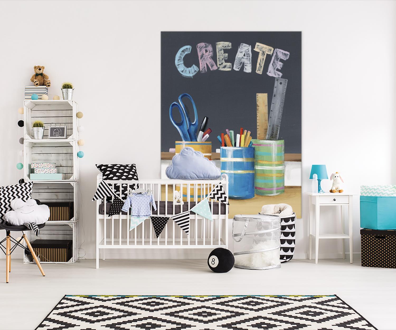 Rise and Shine IV by Daleno Art on GIANT ART - blue art for kids school