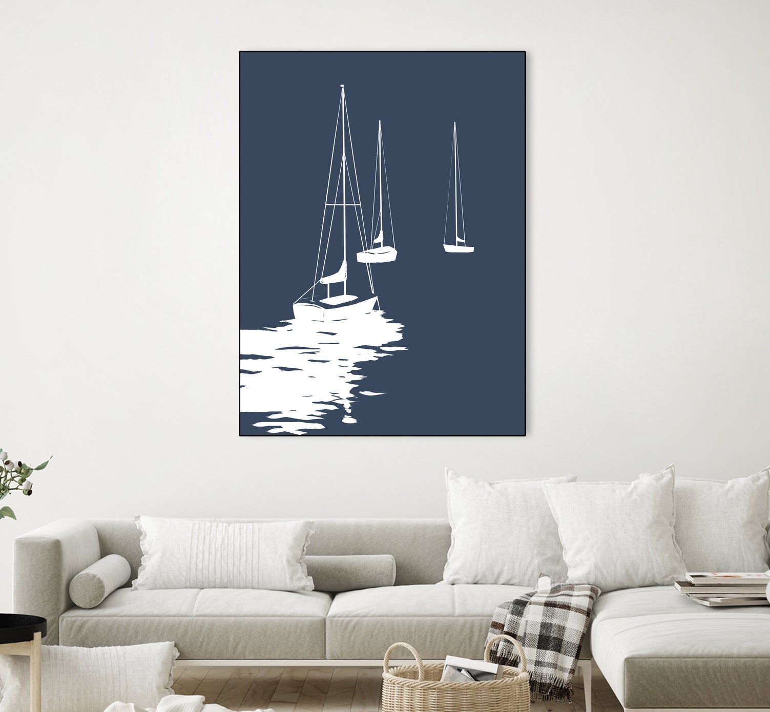 Weekend Ways I by Daleno Art on GIANT ART - blue coastal