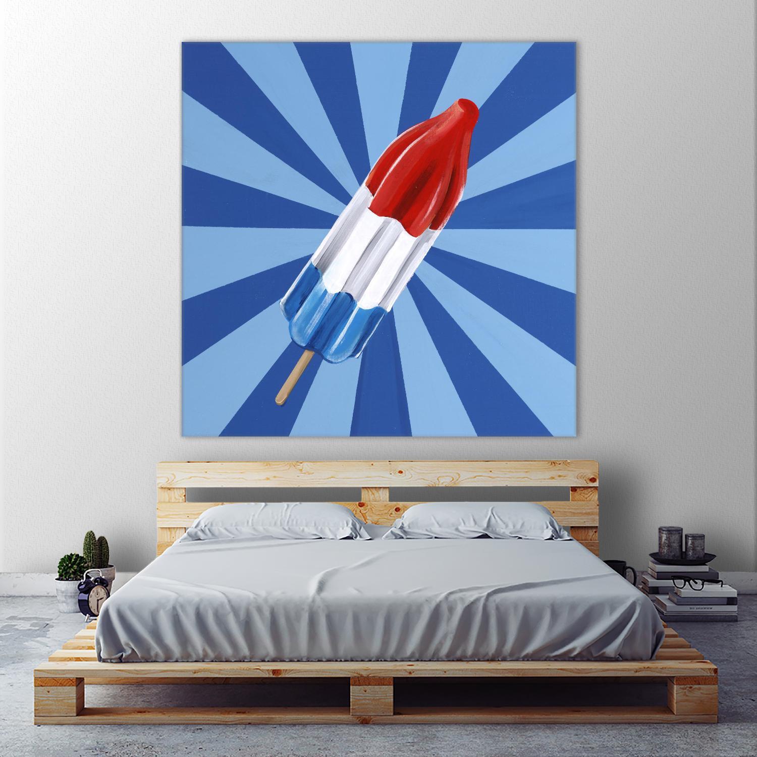 Daily Cravings VI by Daleno Art on GIANT ART - red abstract popsicle