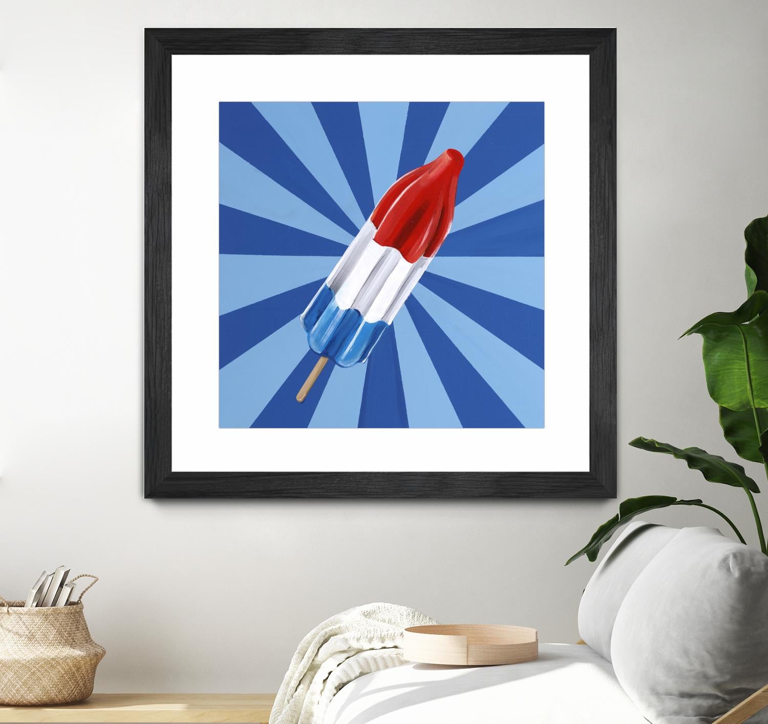 Daily Cravings VI by Daleno Art on GIANT ART - red abstract popsicle