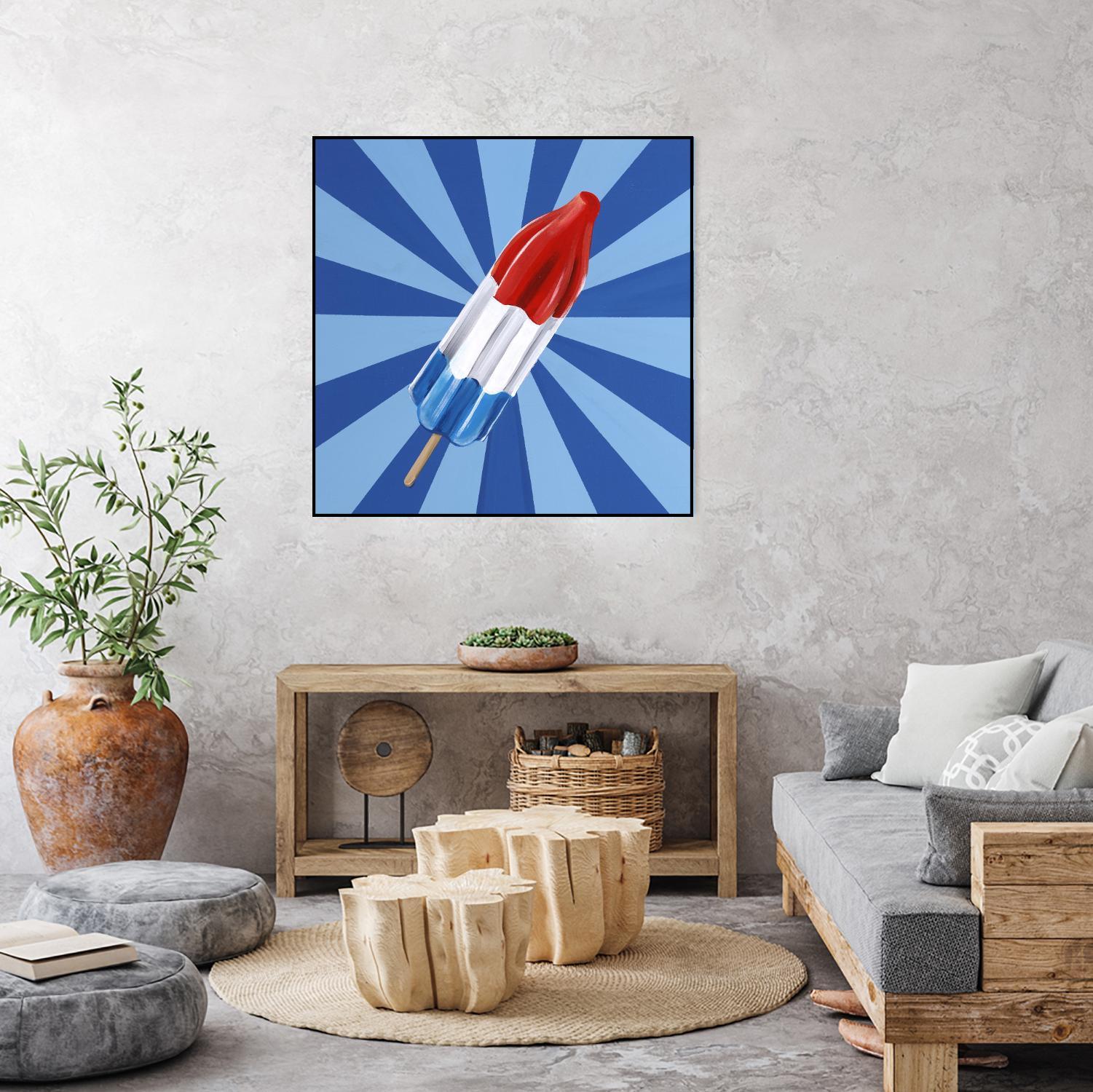 Daily Cravings VI by Daleno Art on GIANT ART - red abstract popsicle