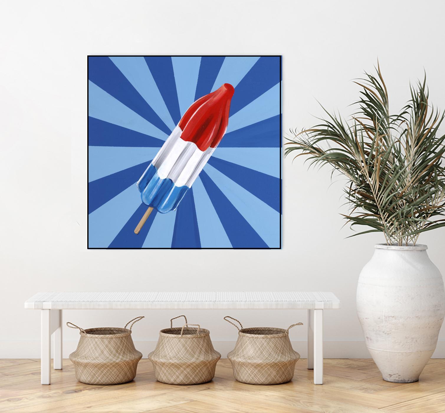 Daily Cravings VI by Daleno Art on GIANT ART - red abstract popsicle