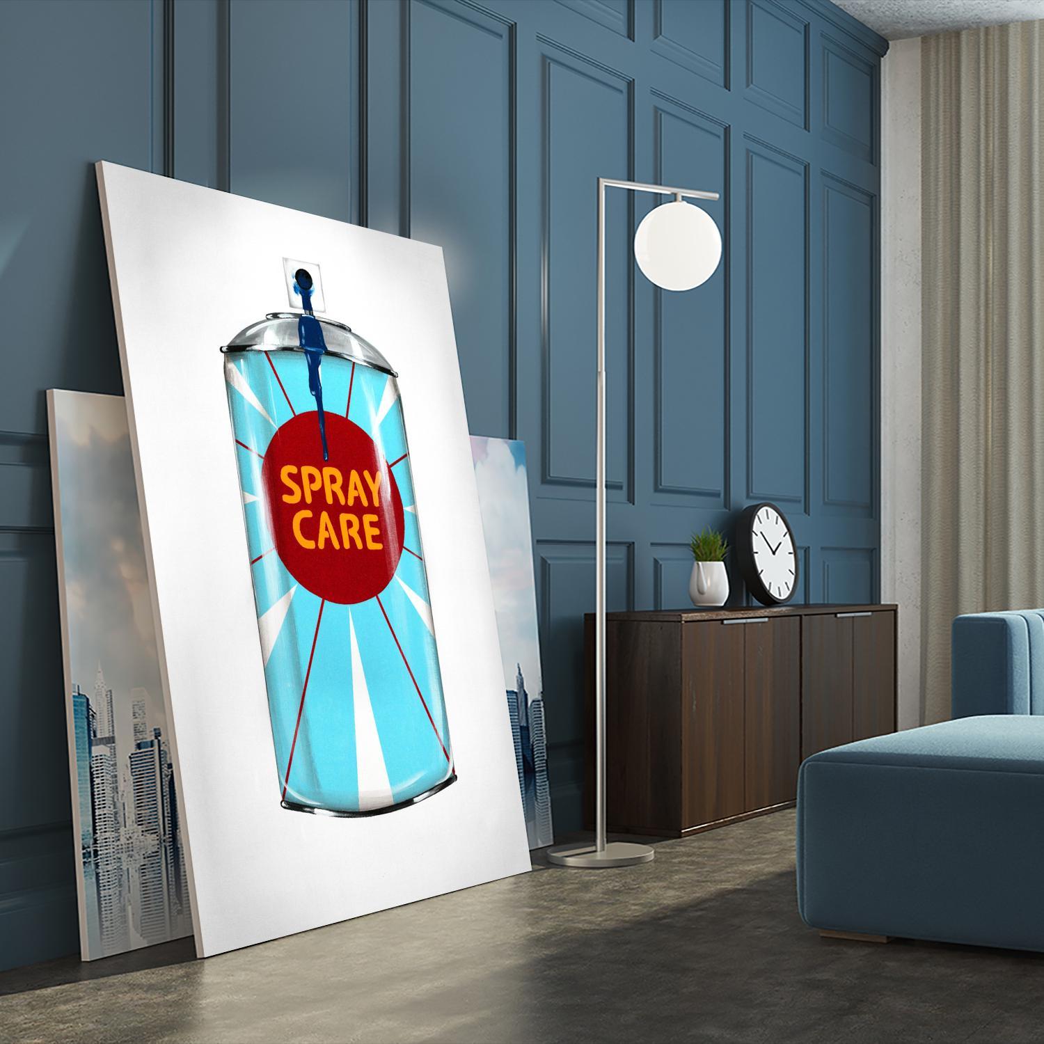 Public Expression II by Daleno Art on GIANT ART - red typography spray can