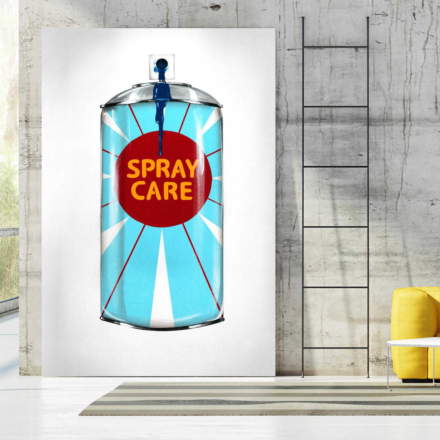 Public Expression II by Daleno Art on GIANT ART - red typography spray can