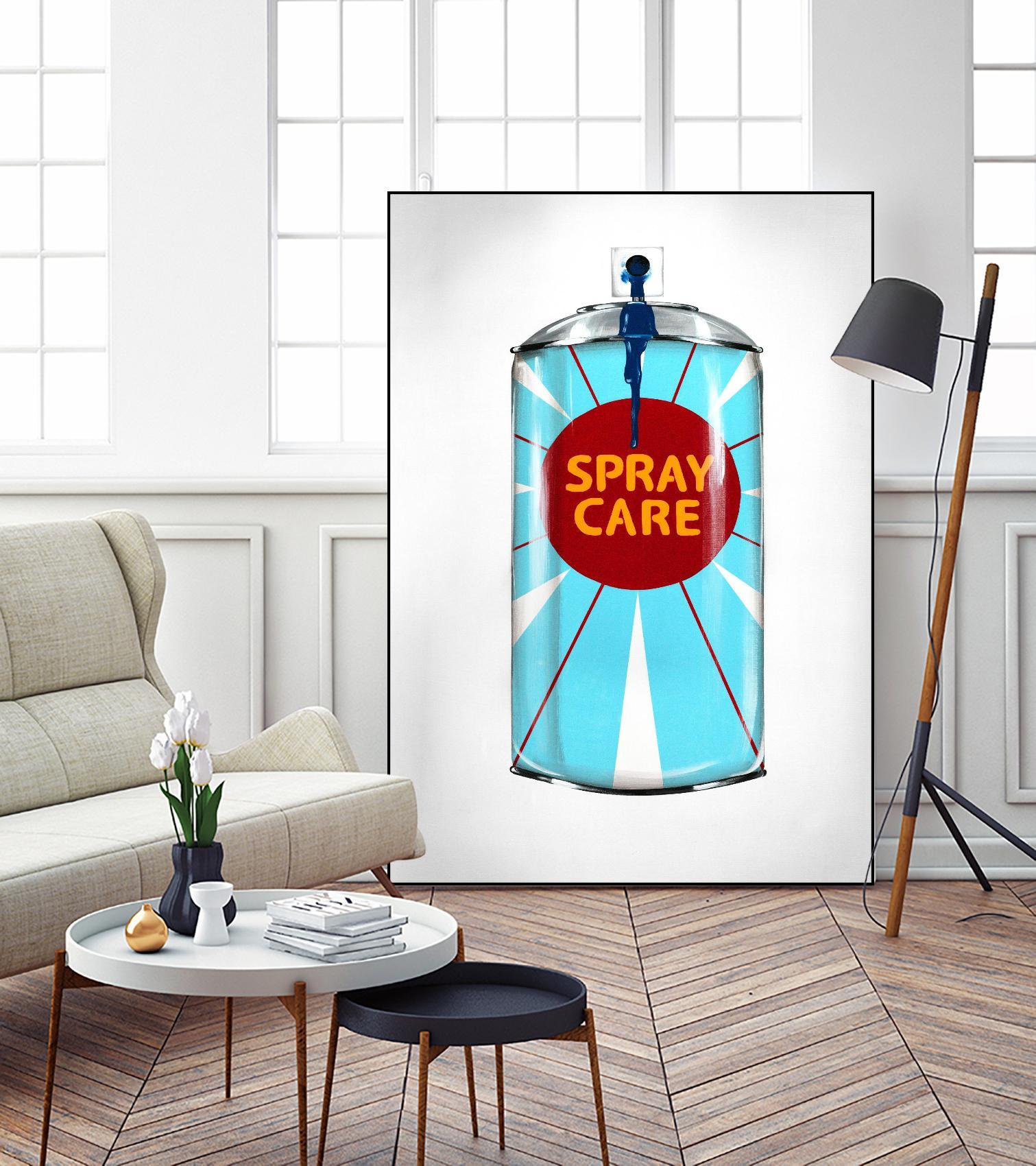 Public Expression II by Daleno Art on GIANT ART - red typography spray can