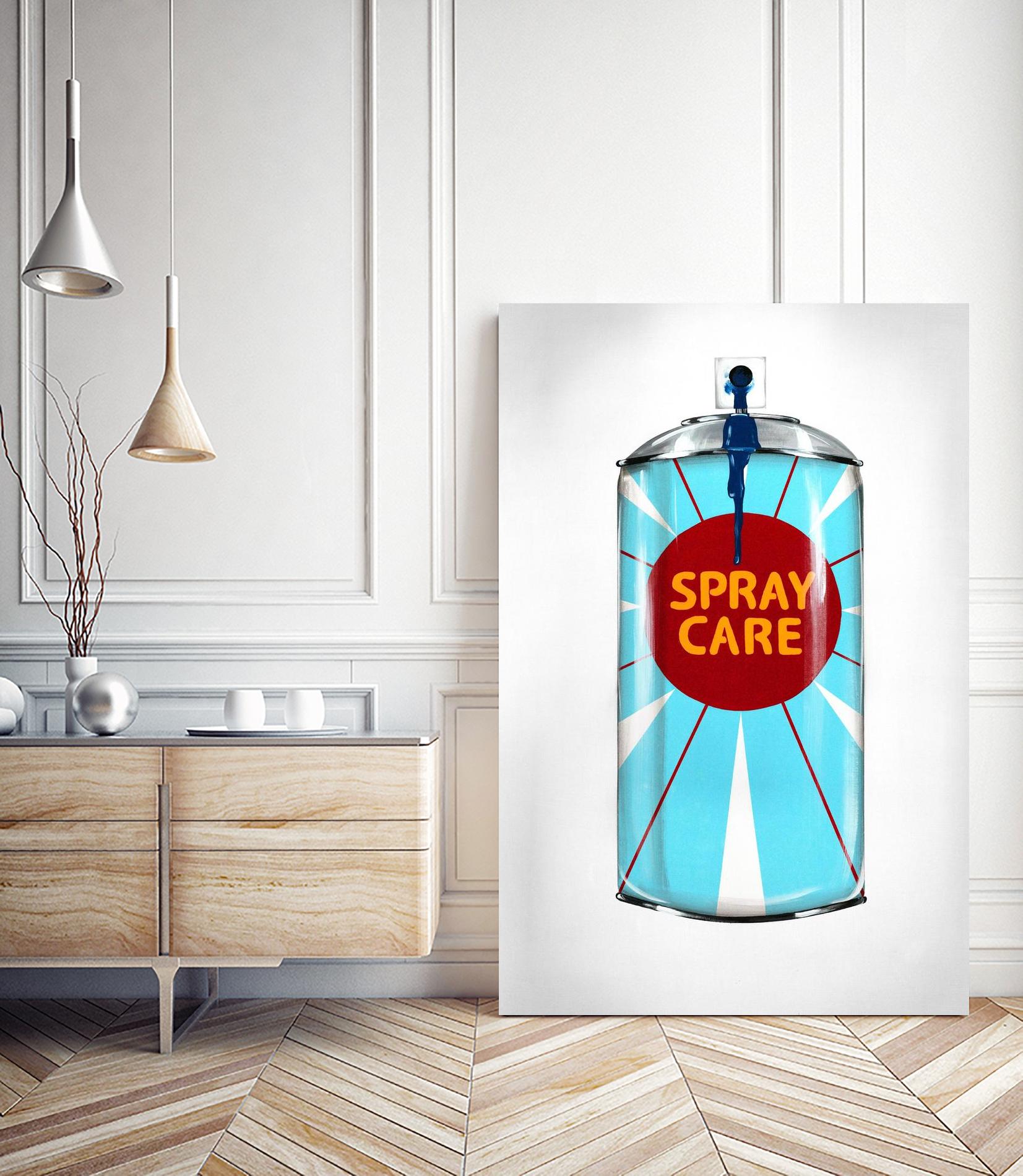 Public Expression II by Daleno Art on GIANT ART - red typography spray can