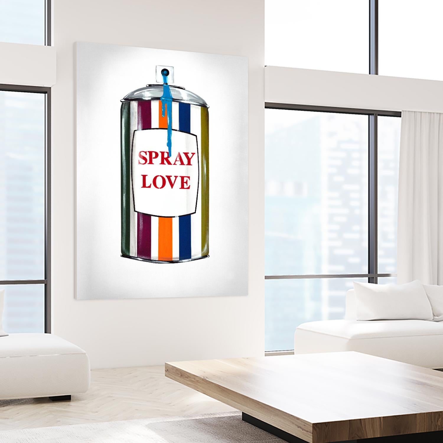 Public Expression V by Daleno Art on GIANT ART - orange typography love