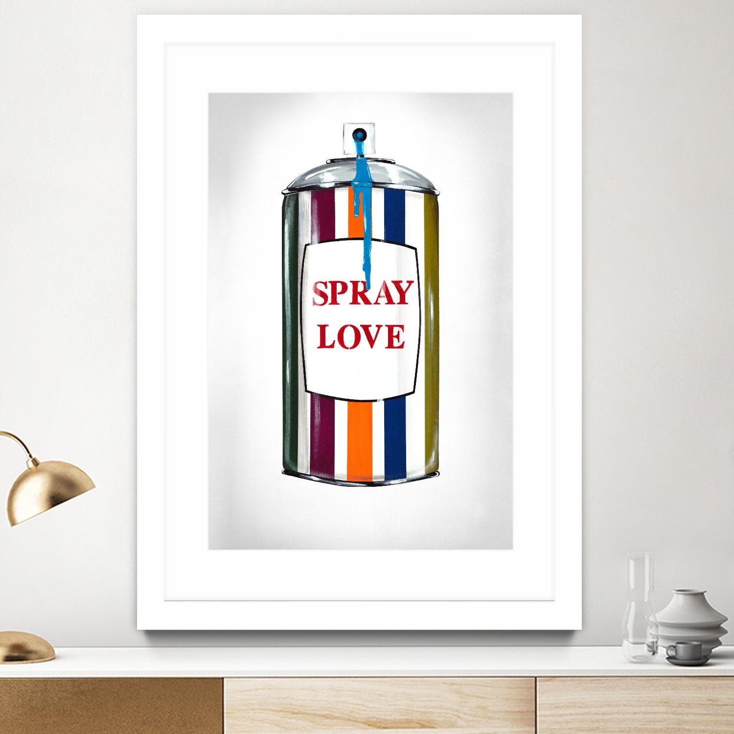 Public Expression V by Daleno Art on GIANT ART - orange typography love