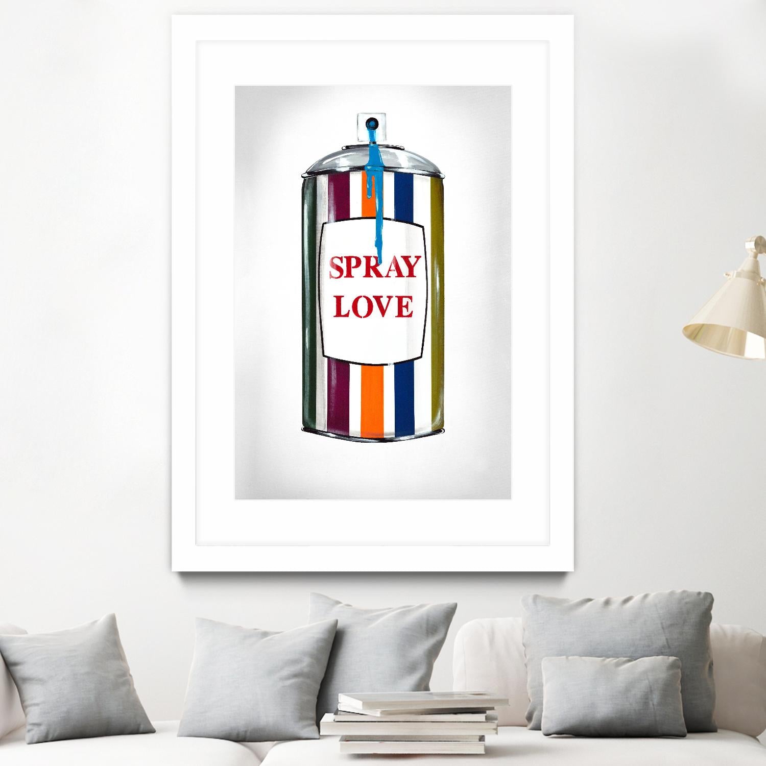 Public Expression V by Daleno Art on GIANT ART - orange typography love