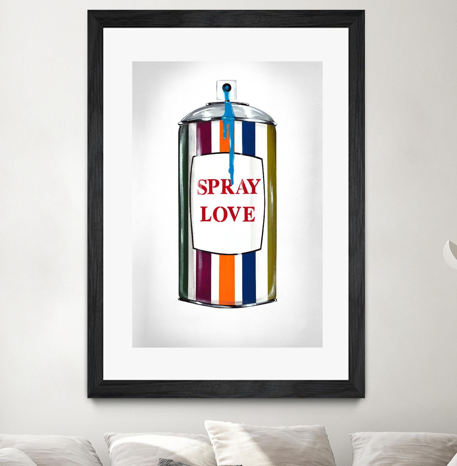 Public Expression V by Daleno Art on GIANT ART - orange typography love