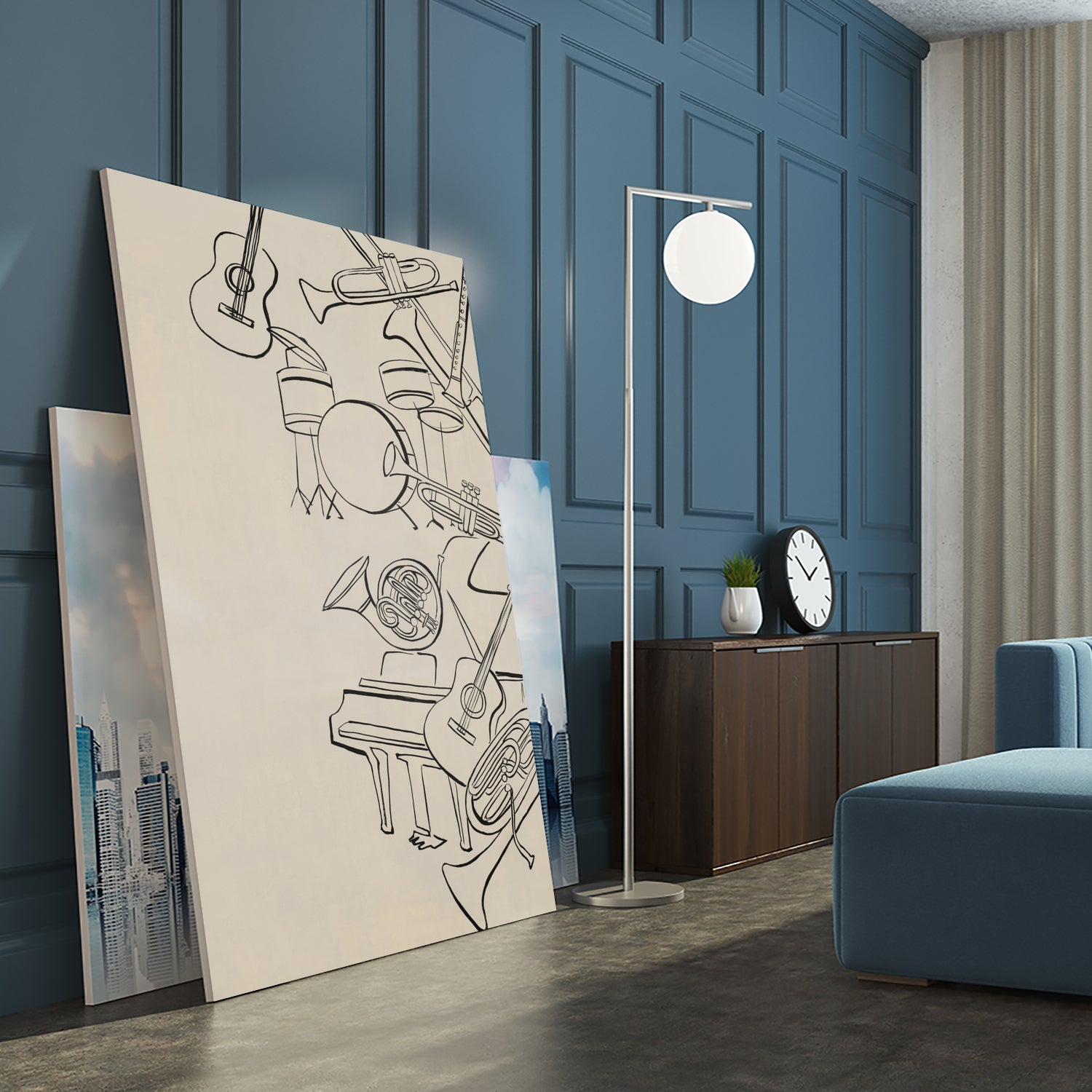 The Family Musician by Daleno Art on GIANT ART -  abstract