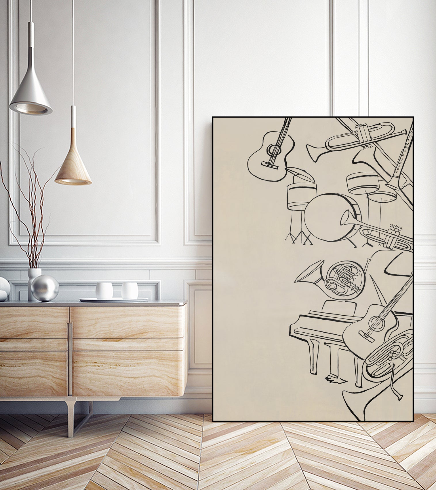 The Family Musician by Daleno Art on GIANT ART -  abstract