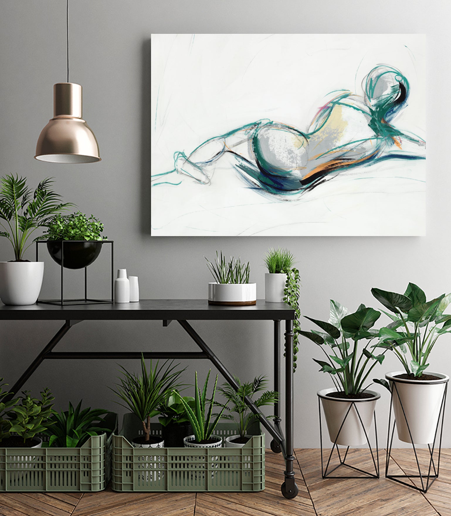 Lets Have a Talk IV by Daleno Art on GIANT ART -  abstract