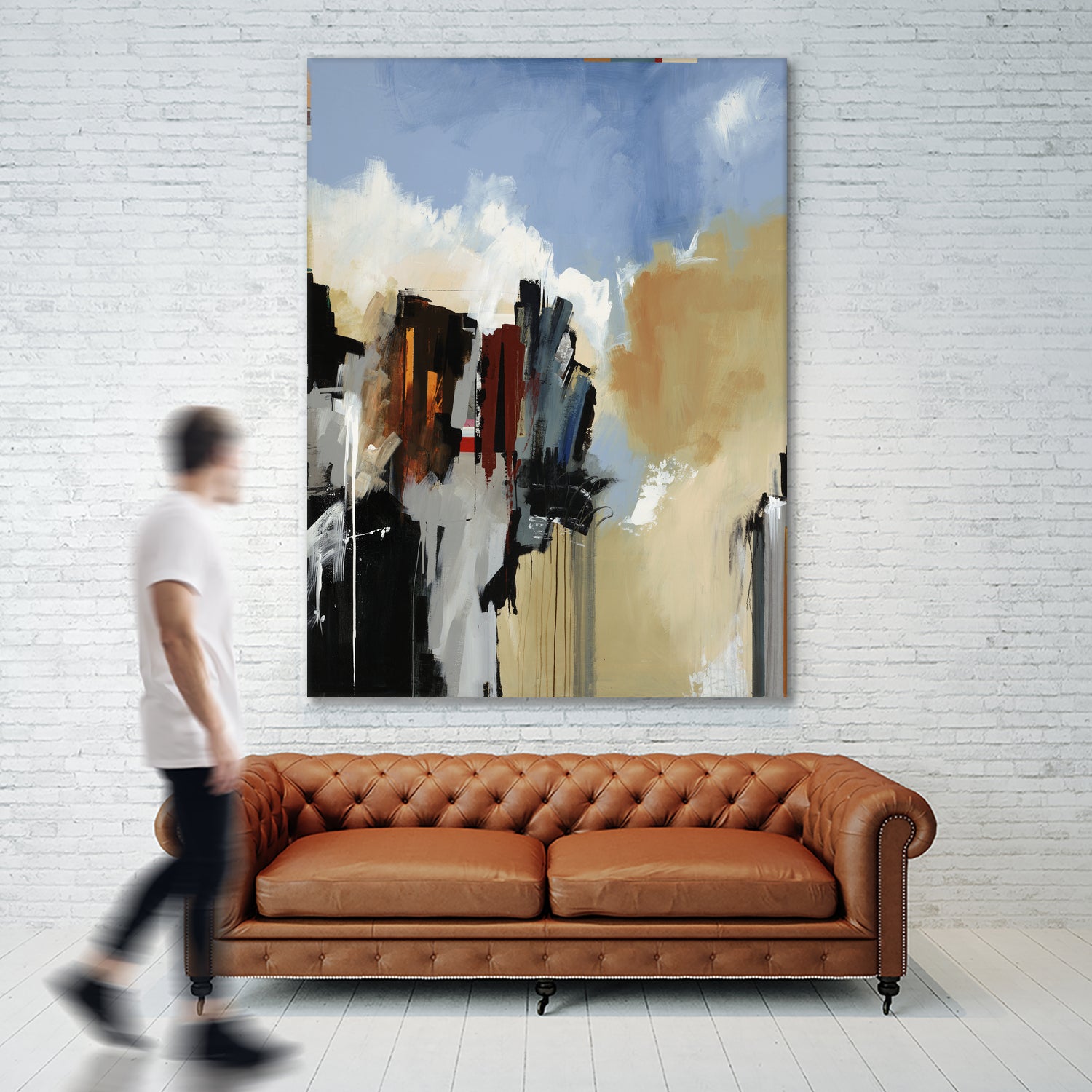 Lost City by Daleno Art on GIANT ART - blue abstract