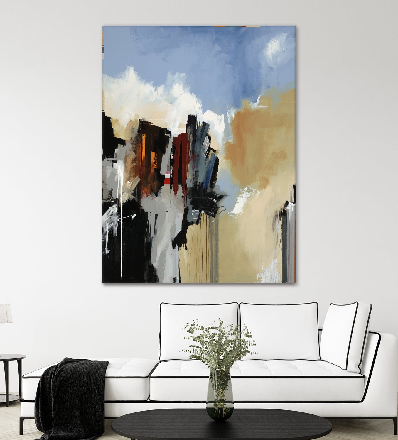 Lost City by Daleno Art on GIANT ART - blue abstract