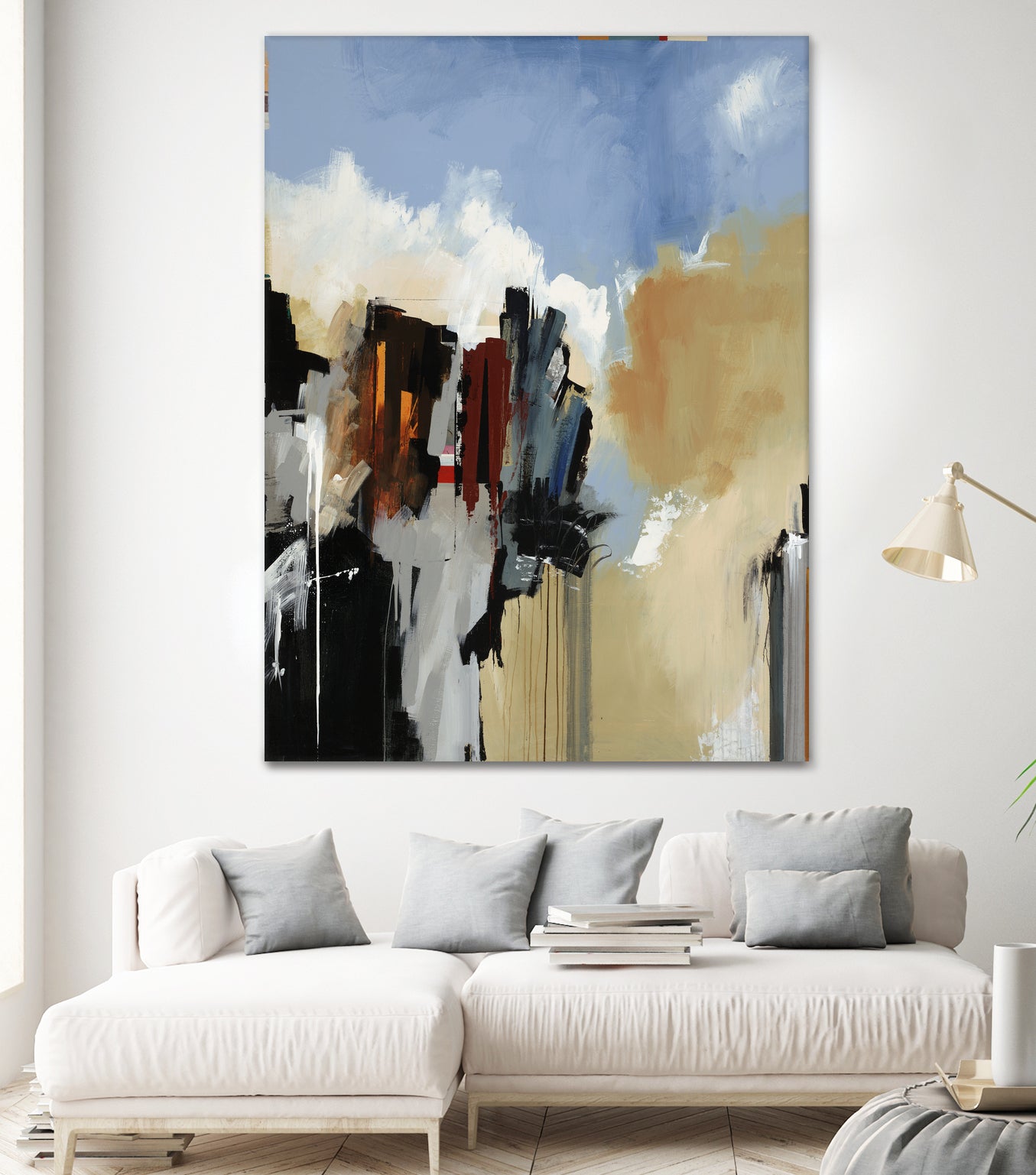 Lost City by Daleno Art on GIANT ART - blue abstract
