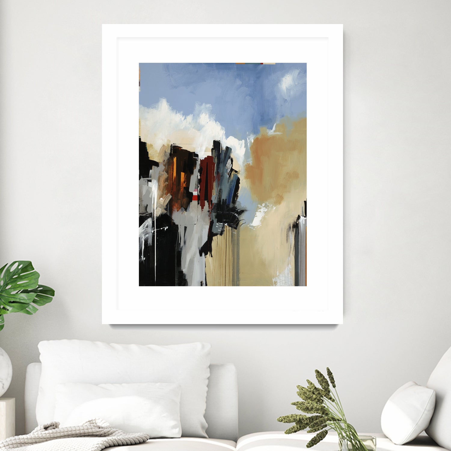 Lost City by Daleno Art on GIANT ART - blue abstract