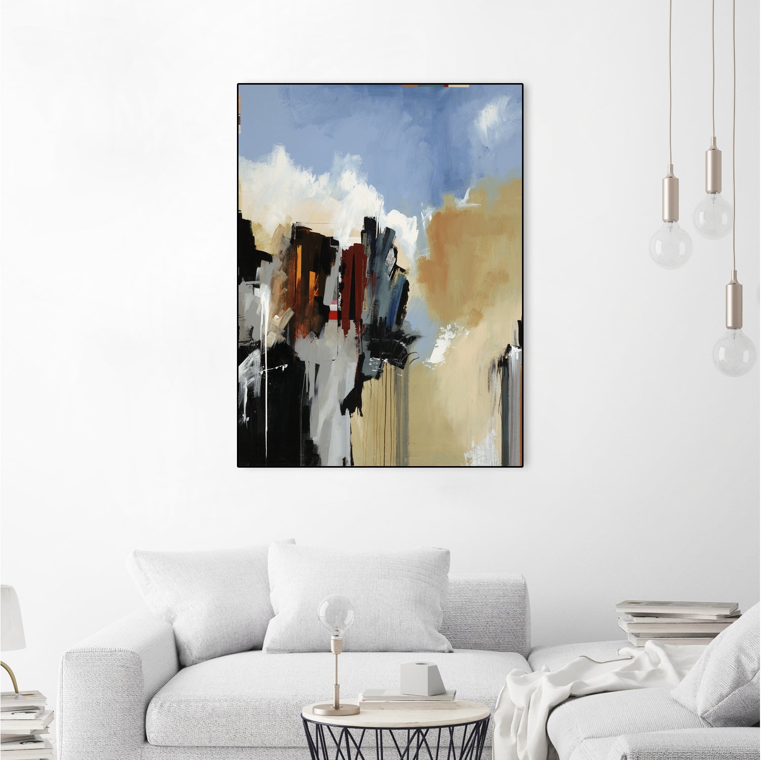 Lost City by Daleno Art on GIANT ART - blue abstract