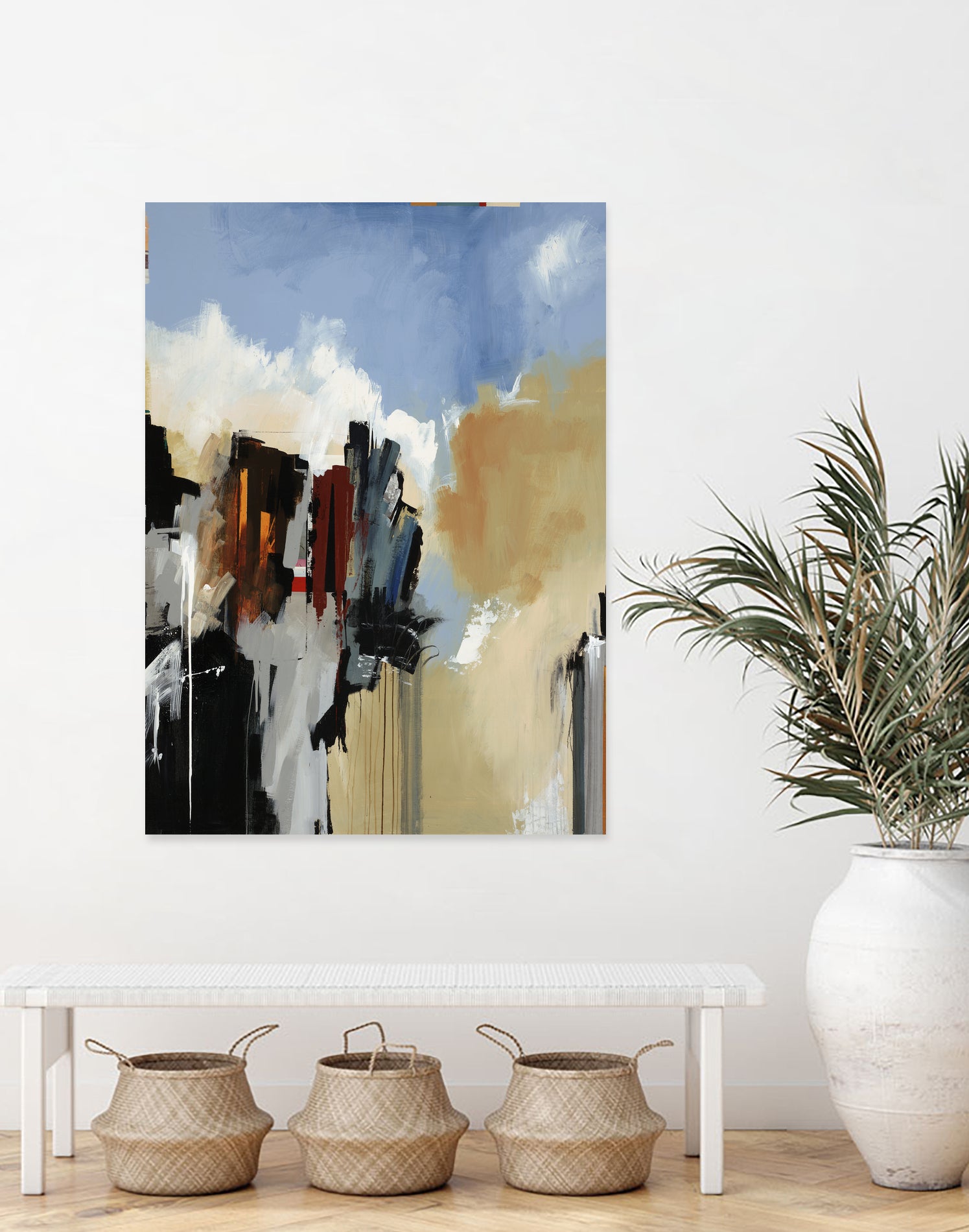 Lost City by Daleno Art on GIANT ART - blue abstract