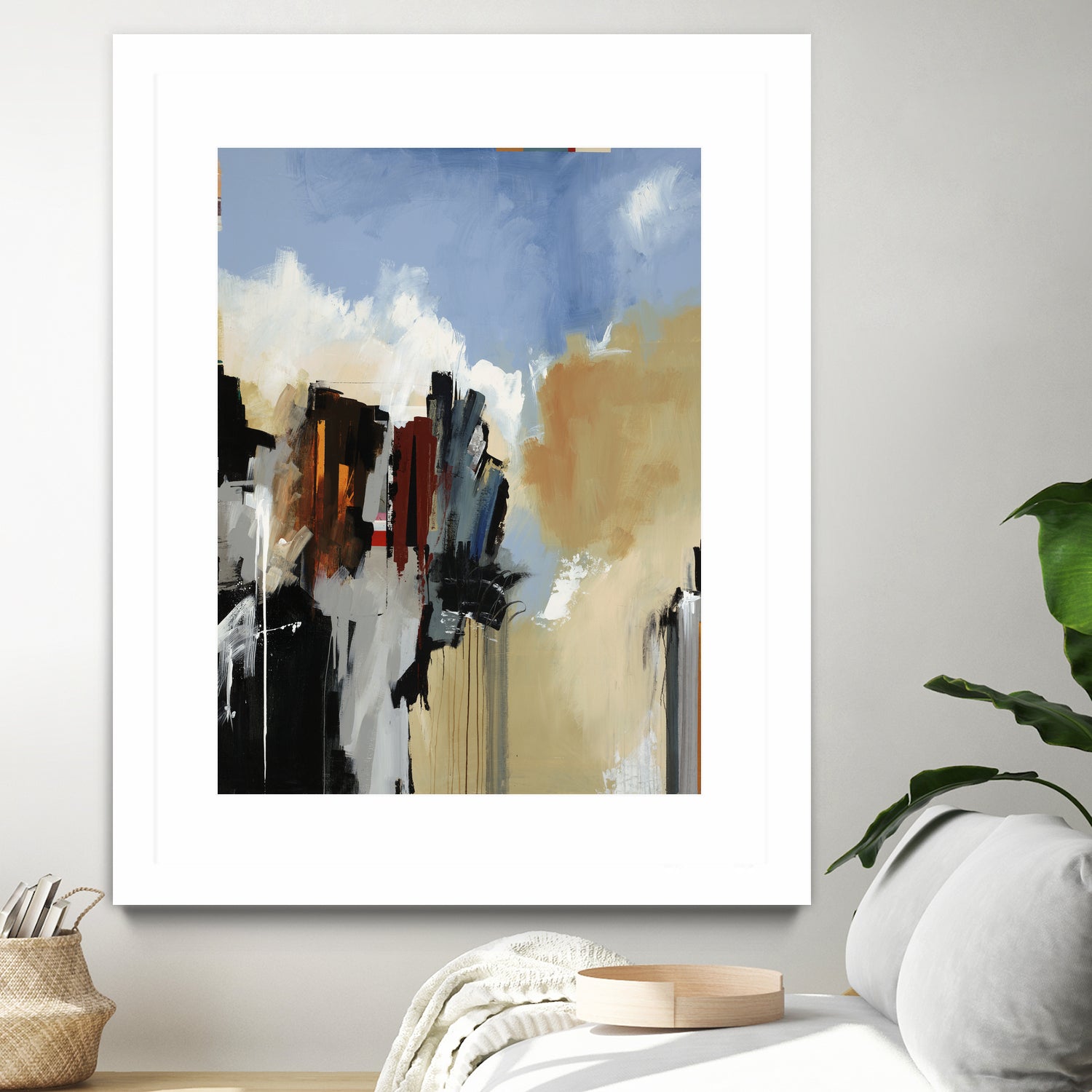 Lost City by Daleno Art on GIANT ART - blue abstract