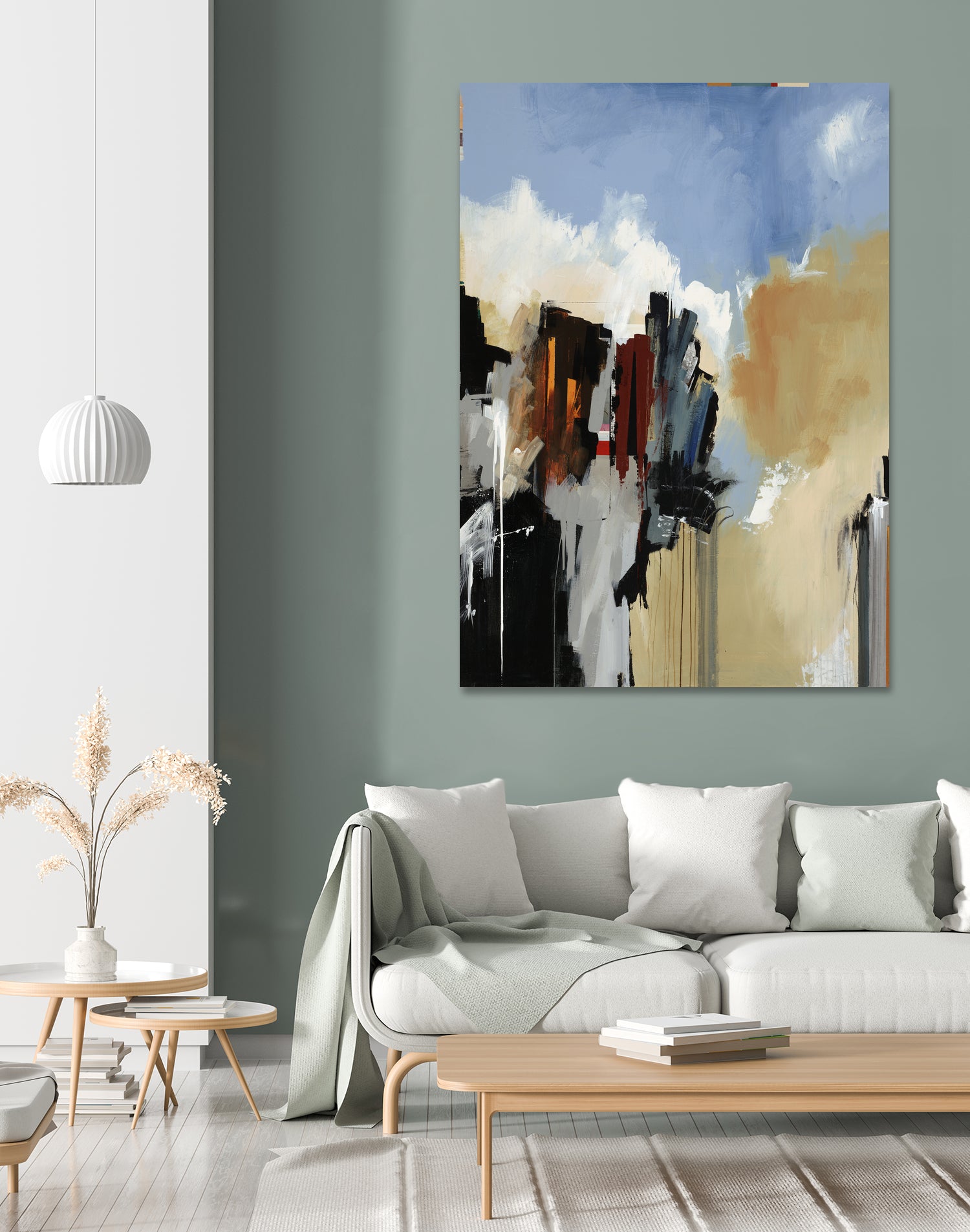 Lost City by Daleno Art on GIANT ART - blue abstract