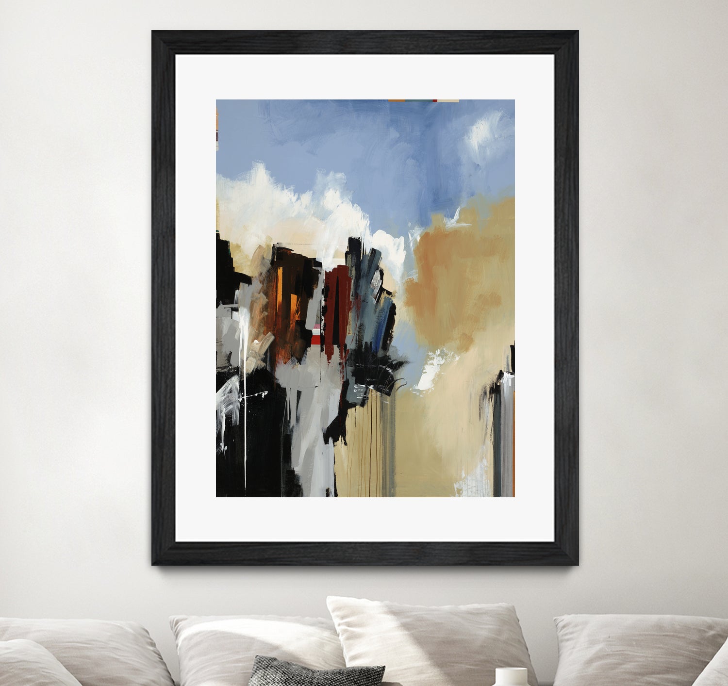 Lost City by Daleno Art on GIANT ART - blue abstract