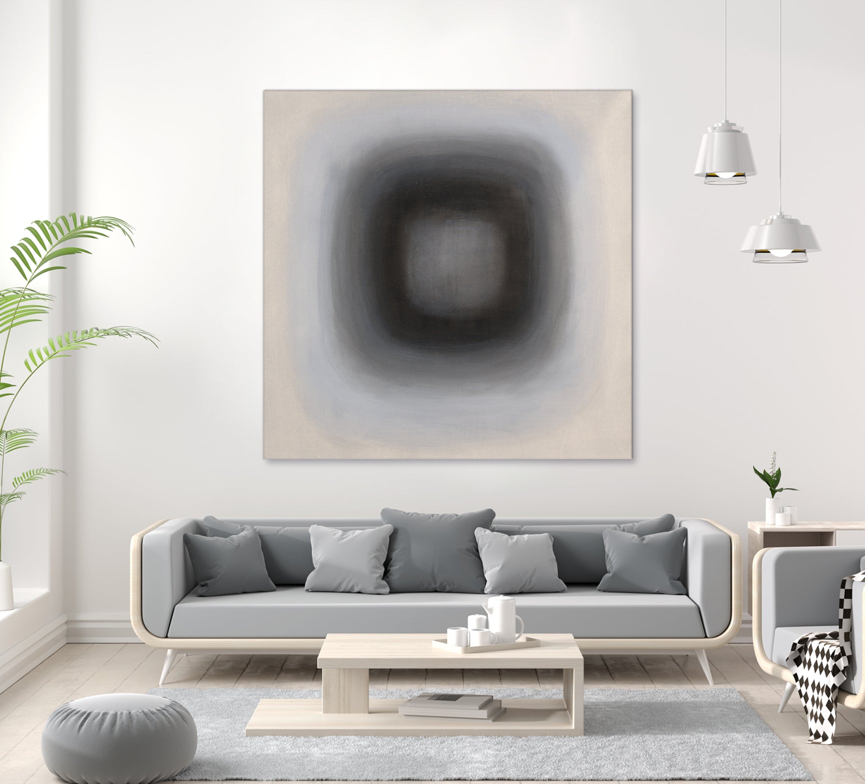 Finest Yet I by Daleno Art on GIANT ART - greywhite abstract