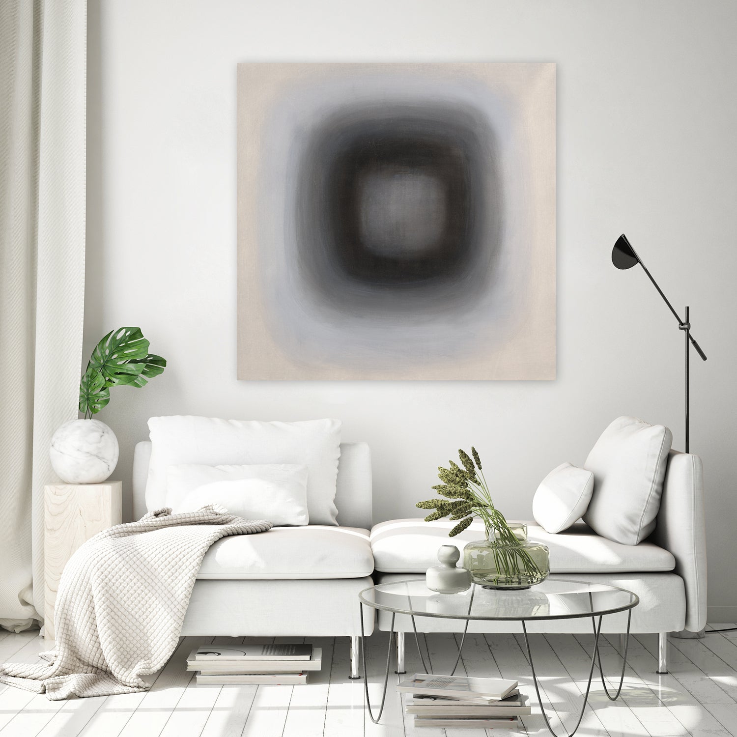 Finest Yet I by Daleno Art on GIANT ART - greywhite abstract