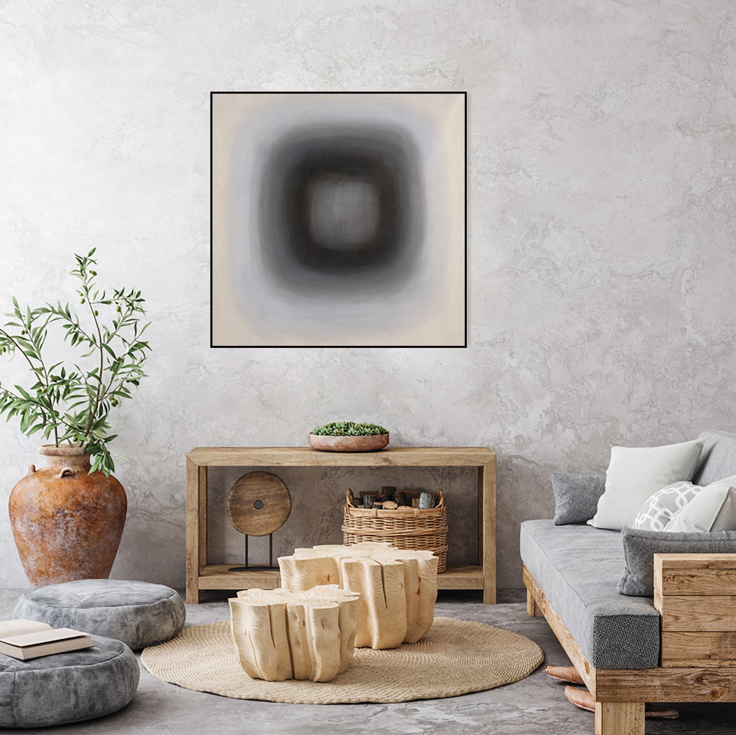 Finest Yet I by Daleno Art on GIANT ART - greywhite abstract