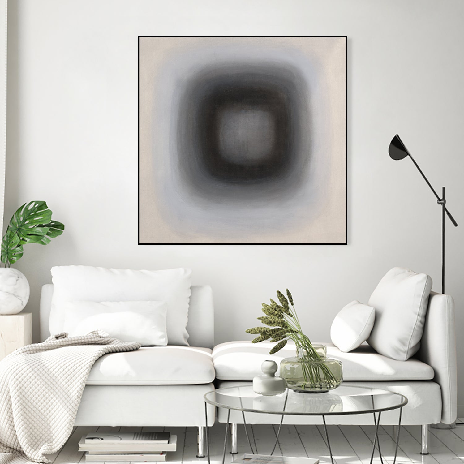 Finest Yet I by Daleno Art on GIANT ART - greywhite abstract