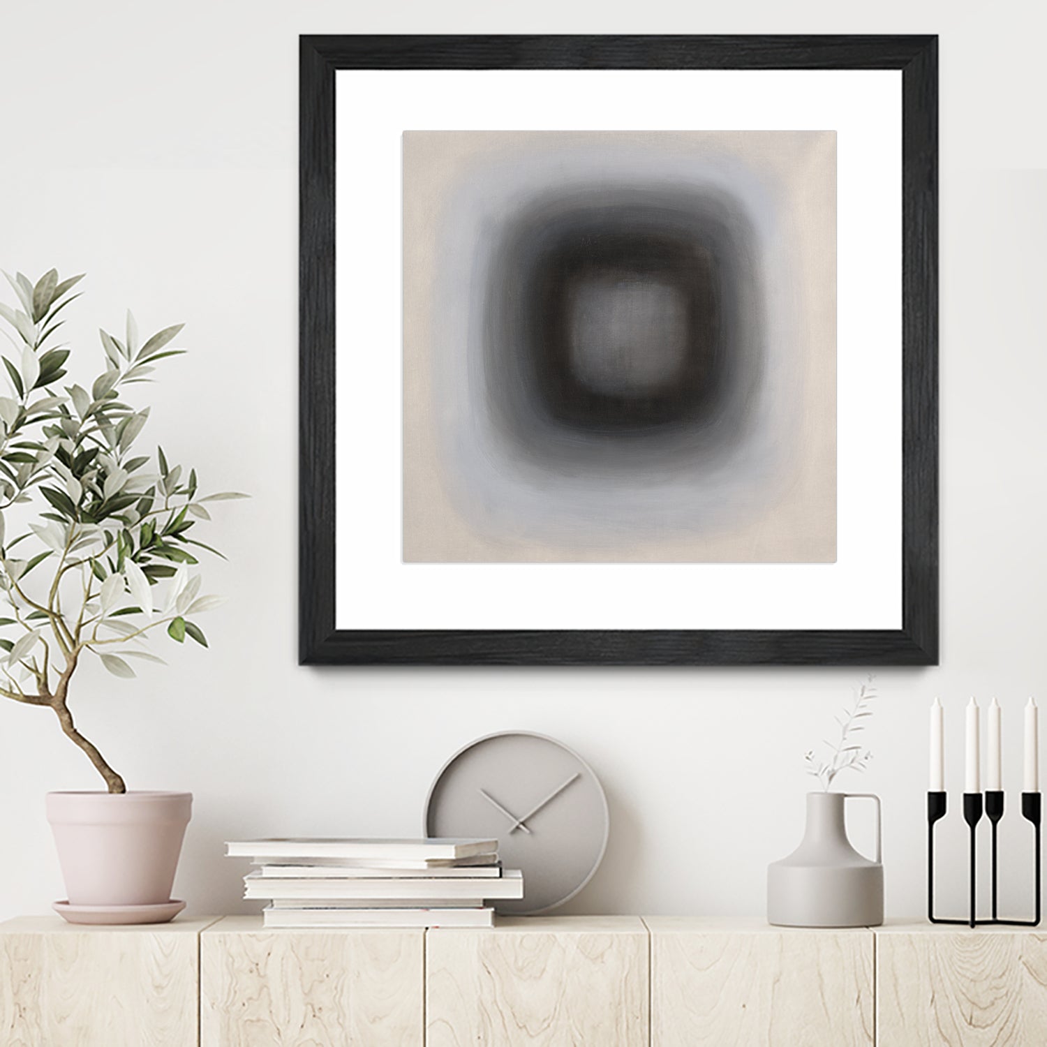 Finest Yet I by Daleno Art on GIANT ART - greywhite abstract