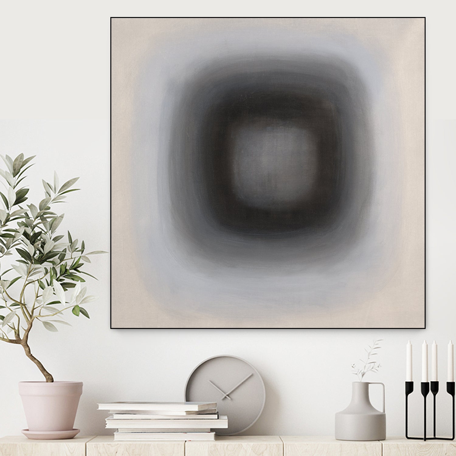 Finest Yet I by Daleno Art on GIANT ART - greywhite abstract
