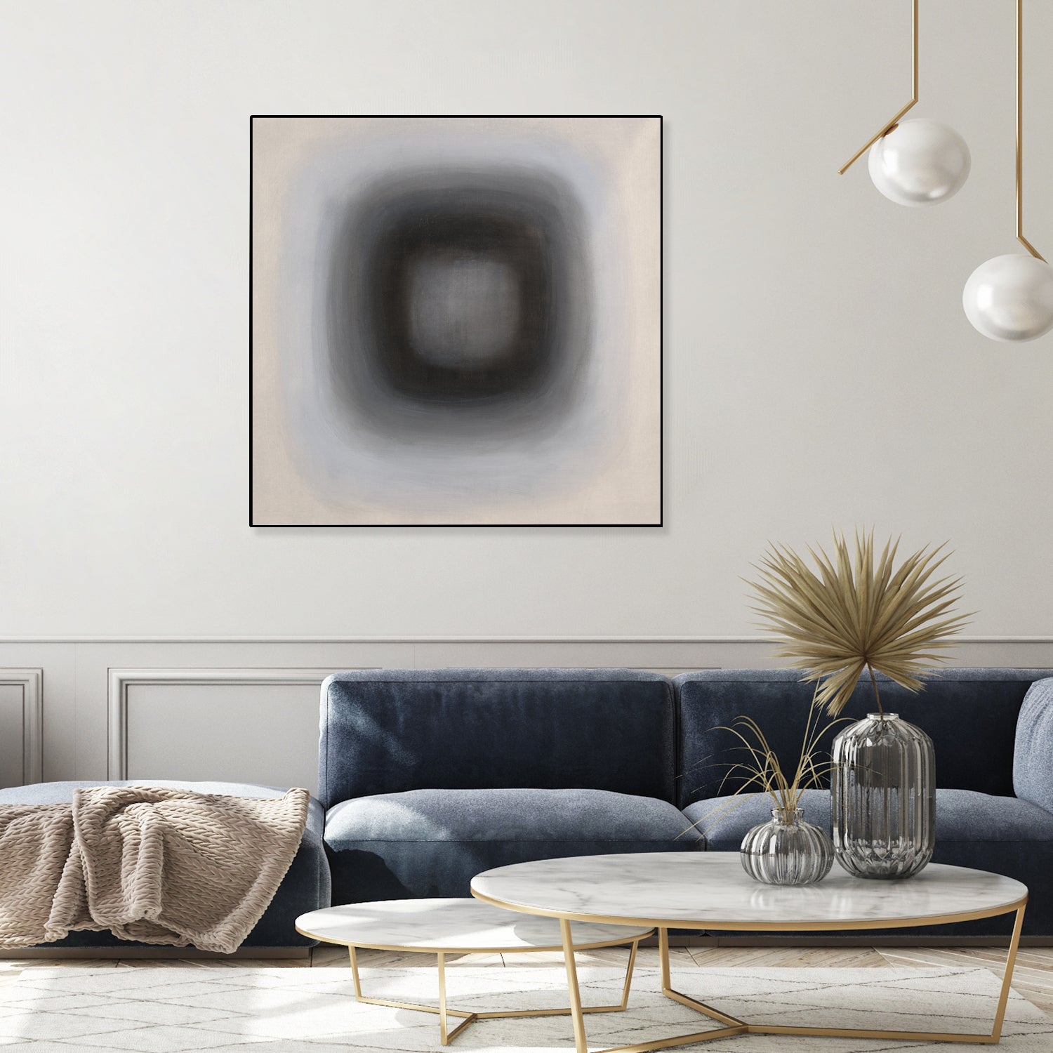 Finest Yet I by Daleno Art on GIANT ART - greywhite abstract