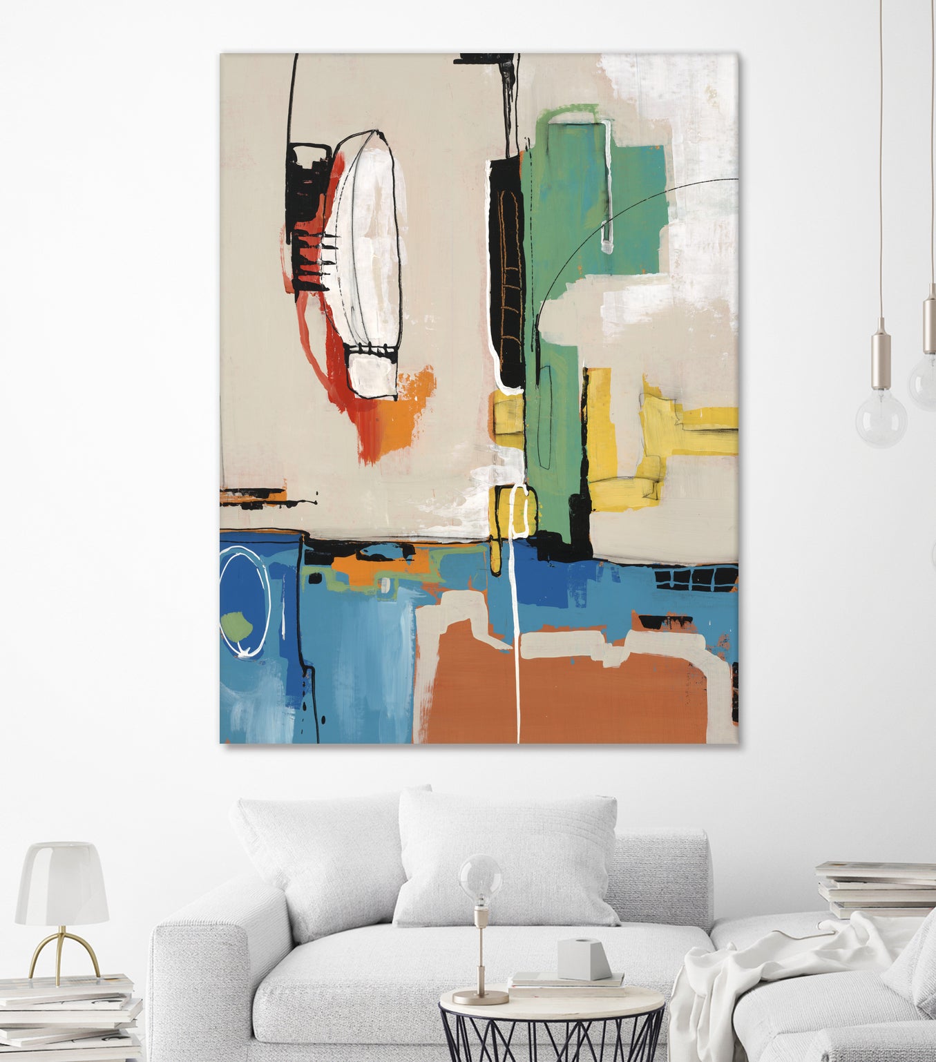 Comic Relief by Daleno Art on GIANT ART - green abstract