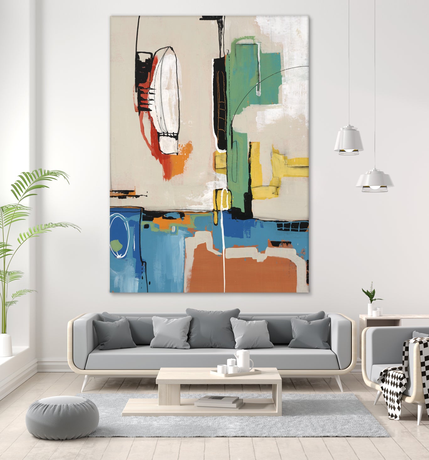 Comic Relief by Daleno Art on GIANT ART - green abstract