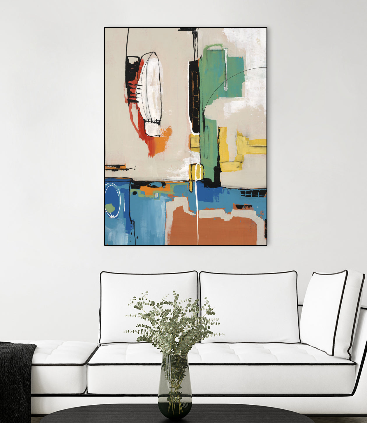 Comic Relief by Daleno Art on GIANT ART - green abstract