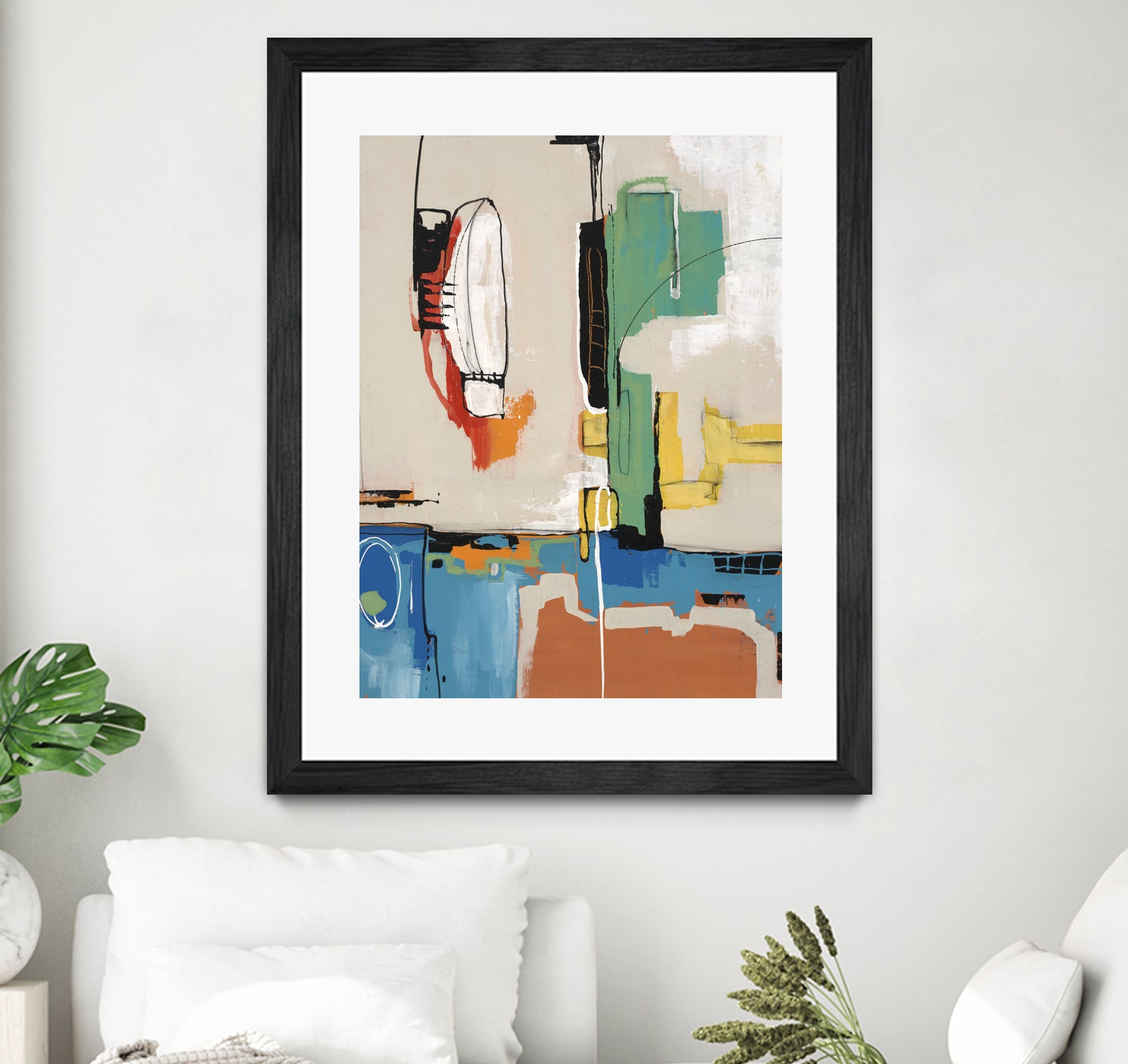 Comic Relief by Daleno Art on GIANT ART - green abstract