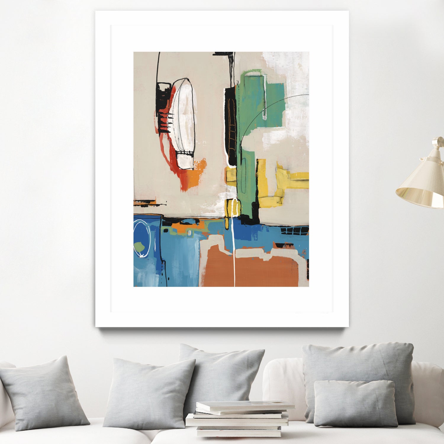 Comic Relief by Daleno Art on GIANT ART - green abstract