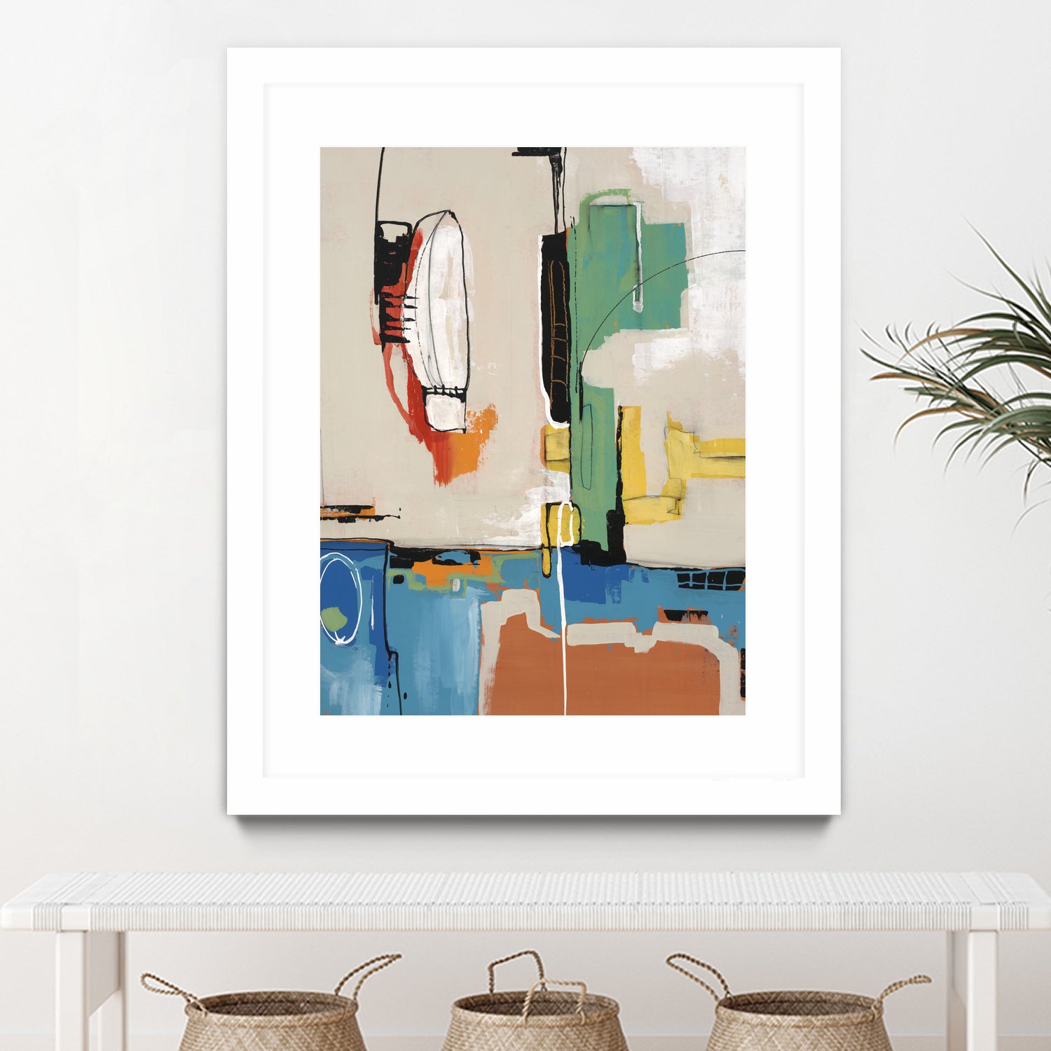 Comic Relief by Daleno Art on GIANT ART - green abstract