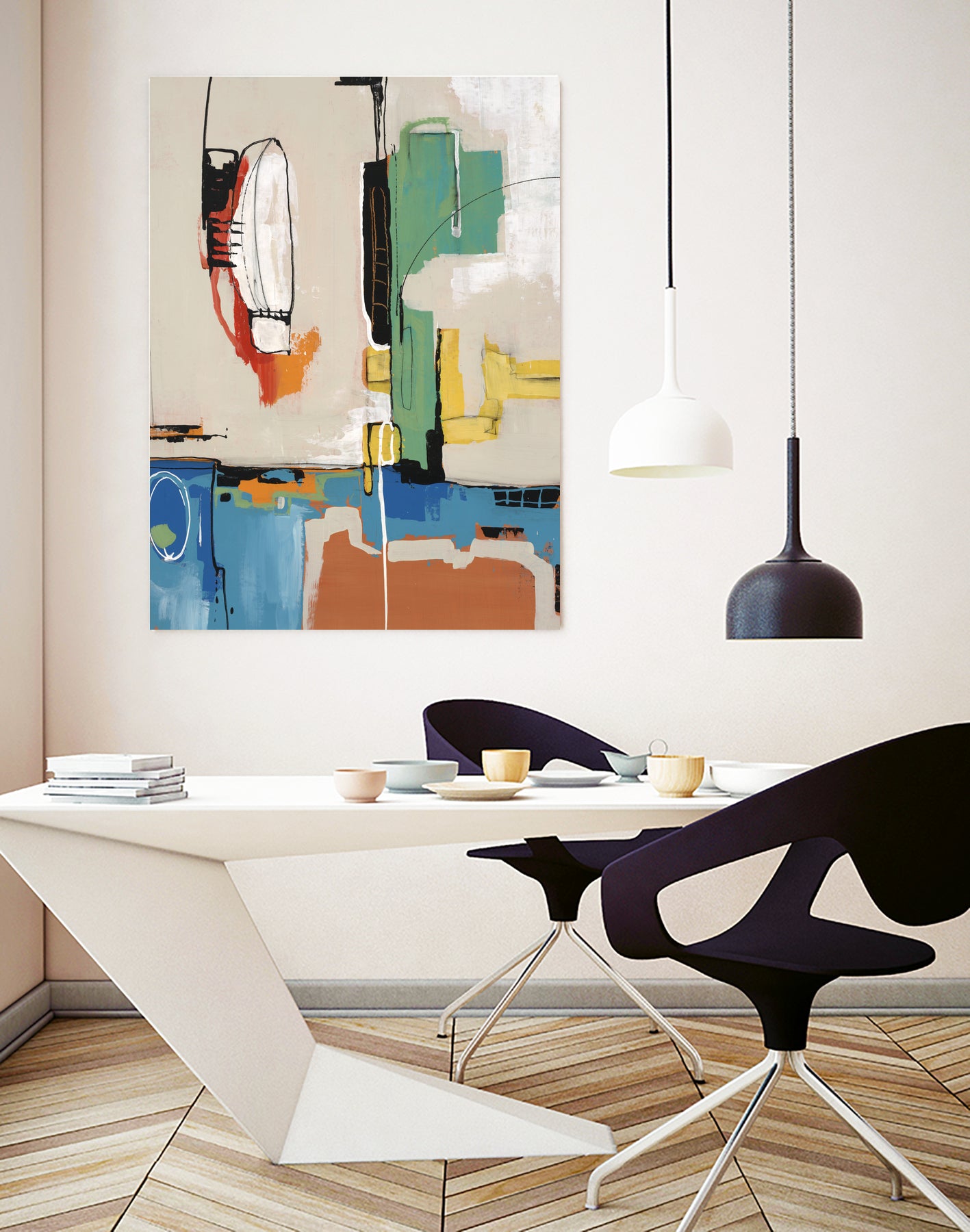 Comic Relief by Daleno Art on GIANT ART - green abstract