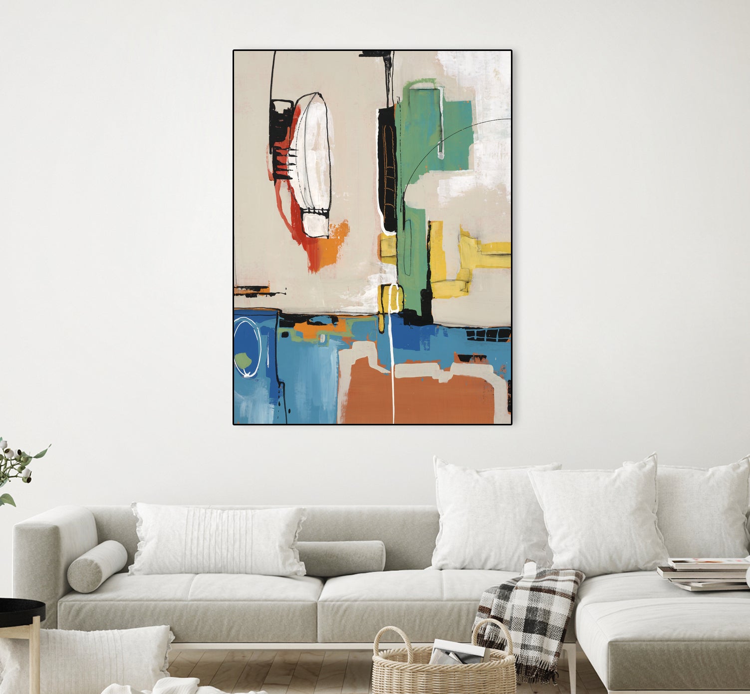 Comic Relief by Daleno Art on GIANT ART - green abstract