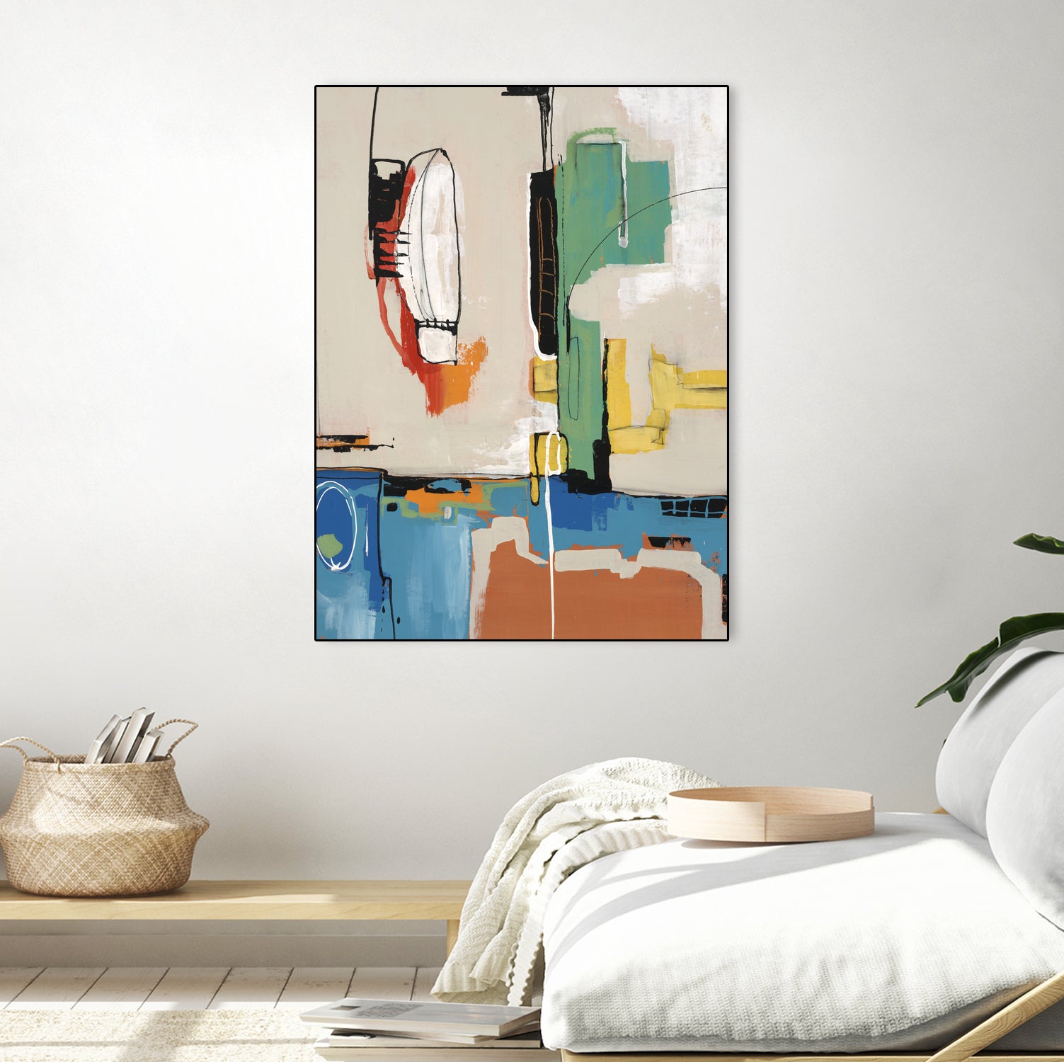 Comic Relief by Daleno Art on GIANT ART - green abstract