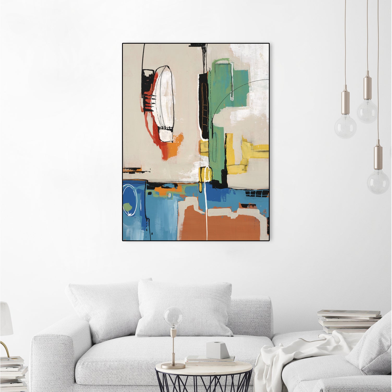 Comic Relief by Daleno Art on GIANT ART - green abstract