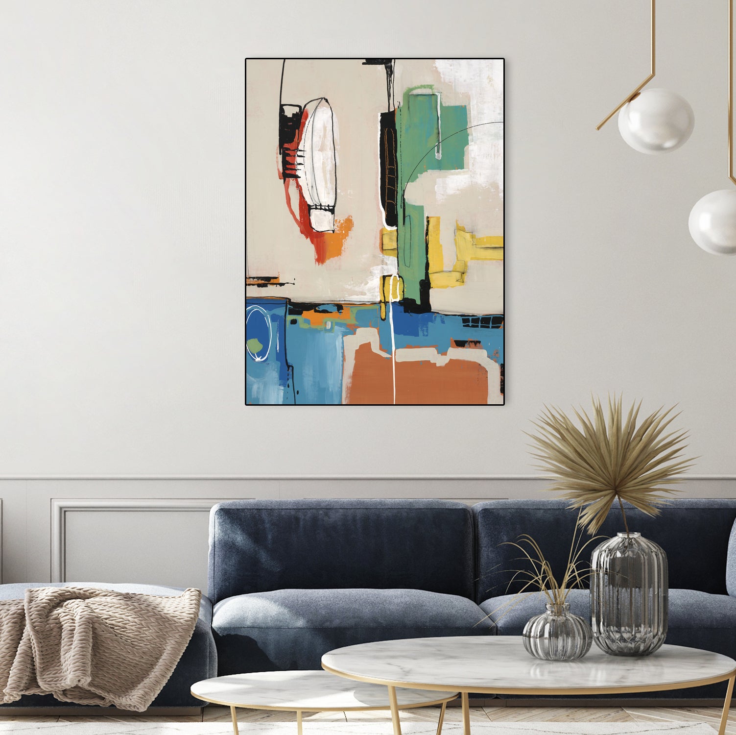 Comic Relief by Daleno Art on GIANT ART - green abstract