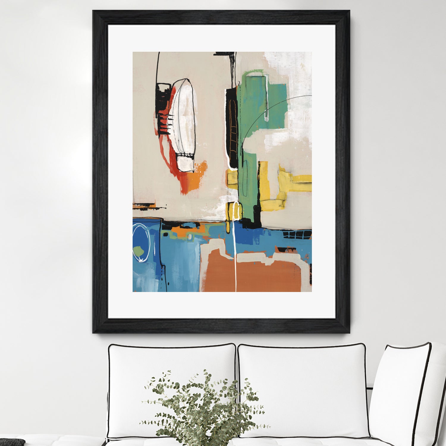 Comic Relief by Daleno Art on GIANT ART - green abstract