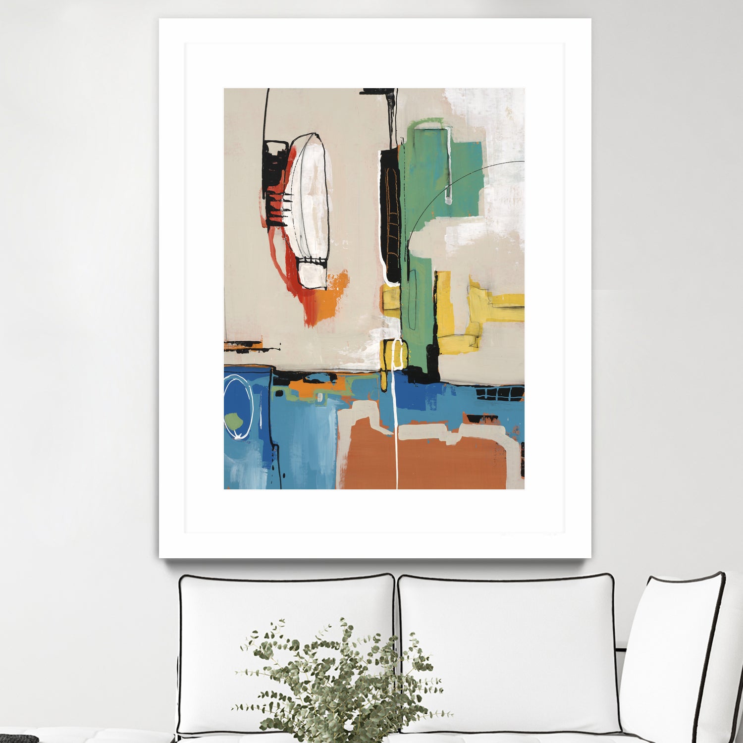 Comic Relief by Daleno Art on GIANT ART - green abstract