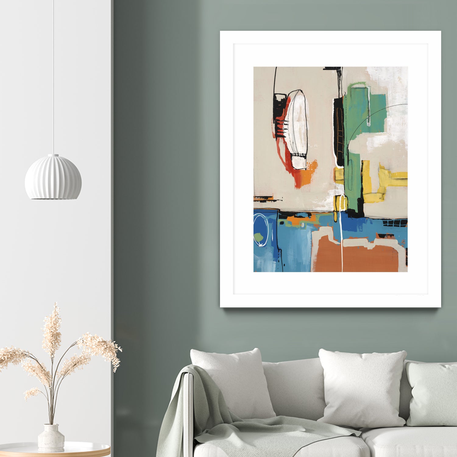 Comic Relief by Daleno Art on GIANT ART - green abstract